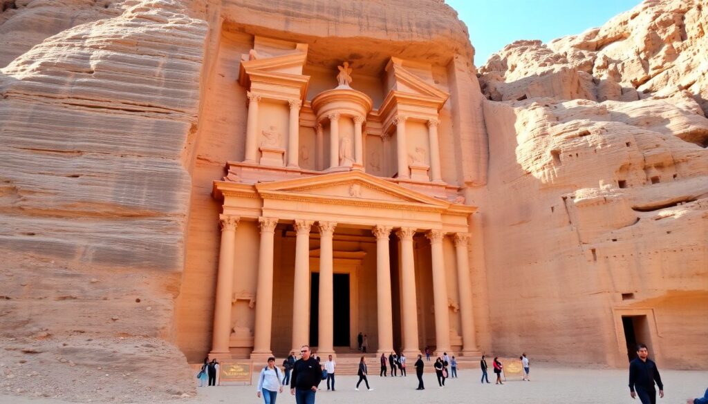 Древний город Петра в Иордании: гид для путешественников - иллюстрация