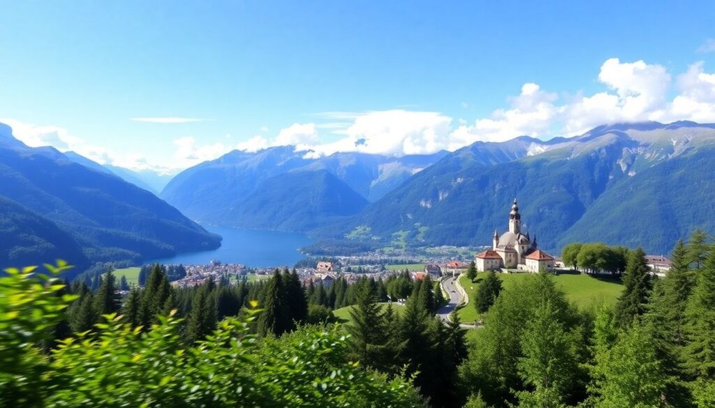 Путешествие на поезде по Швейцарии: панорамные маршруты - иллюстрация