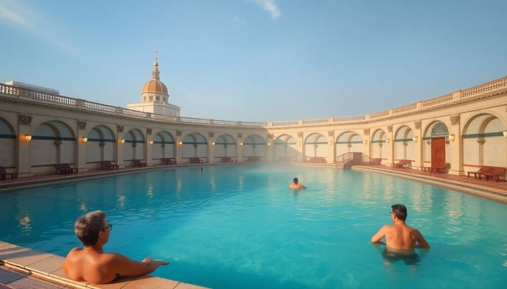 Что посмотреть в Будапеште: термальные купальни - иллюстрация