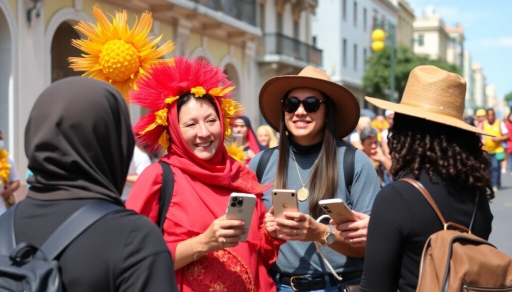 Гид по карнавалу в Рио-де-Жанейро - иллюстрация