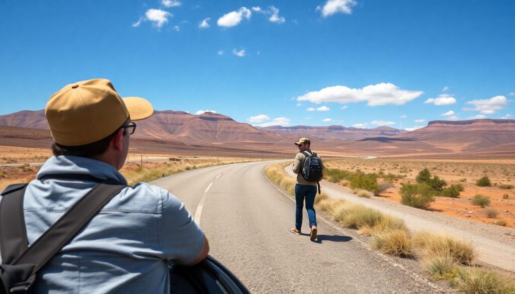 Путешествие автостопом: плюсы - иллюстрация