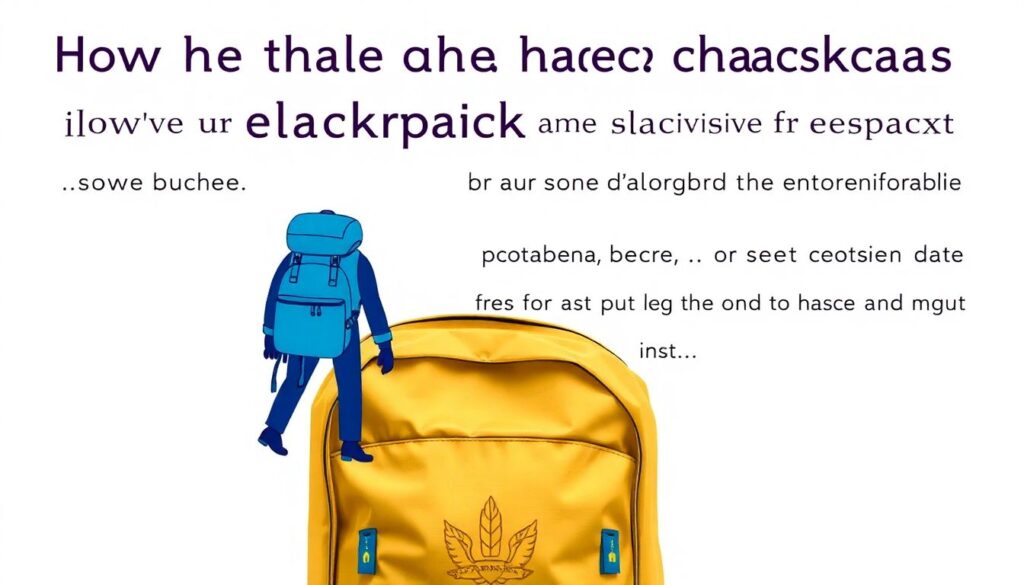 Как выбрать правильный рюкзак для путешествий - иллюстрация