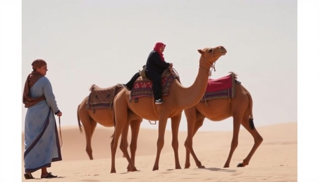 Верхом на верблюде по пустыне Сахара: незабываемый опыт - иллюстрация