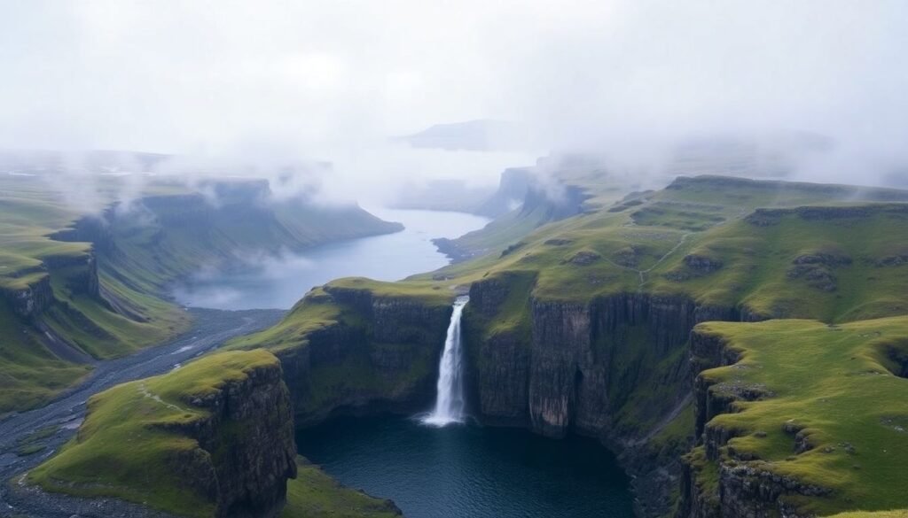 Путешествие на Фарерские острова: гид по неземным пейзажам - иллюстрация