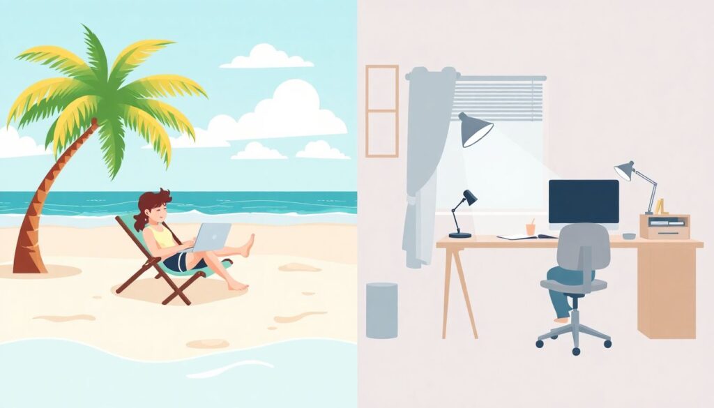 Как работать удаленно из любой точки мира - иллюстрация