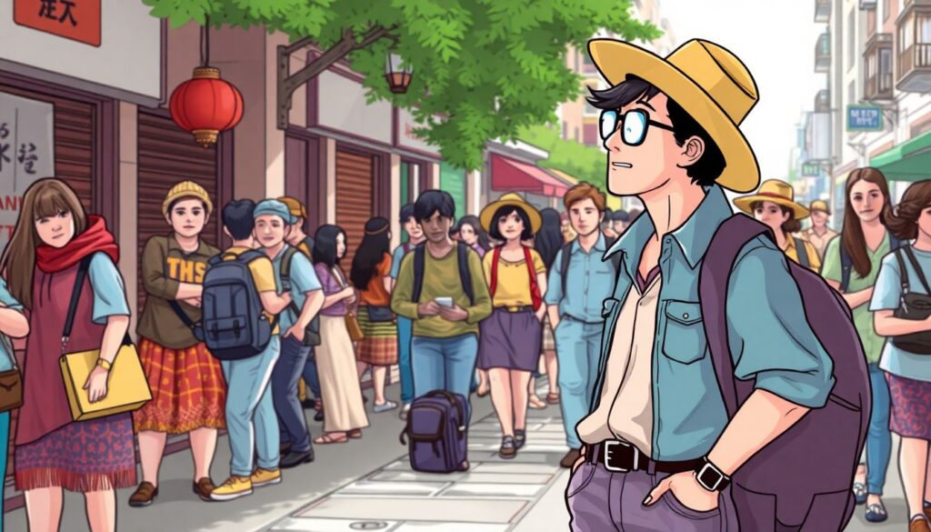 Как не выглядеть туристом в чужой стране - иллюстрация