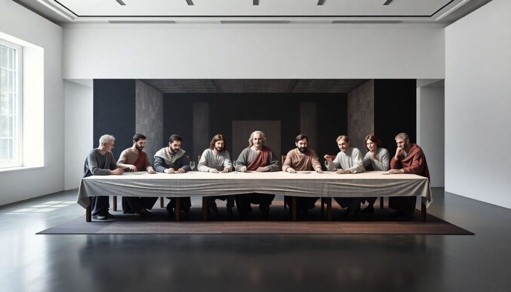 дизайн и "Тайная вечеря" - иллюстрация