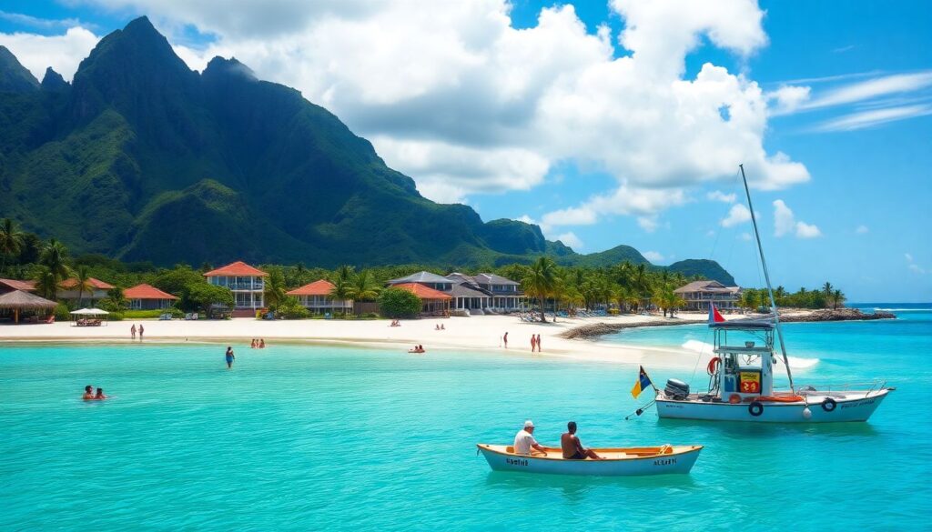 Путешествие по островам Французской Полинезии - иллюстрация