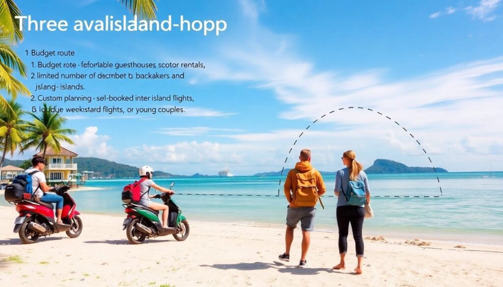 Путешествие по островам Французской Полинезии - иллюстрация