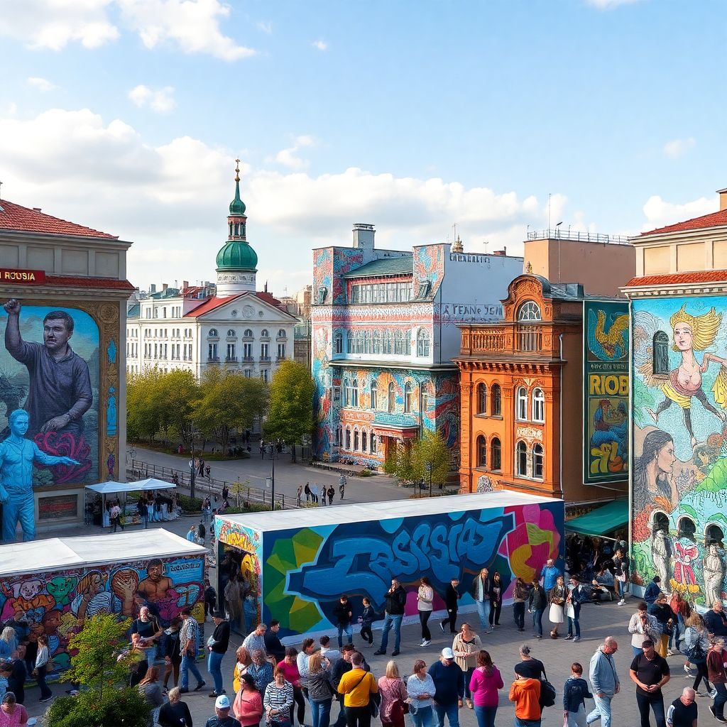 Фестивали уличного искусства в России: лучшие маршруты по городам страны