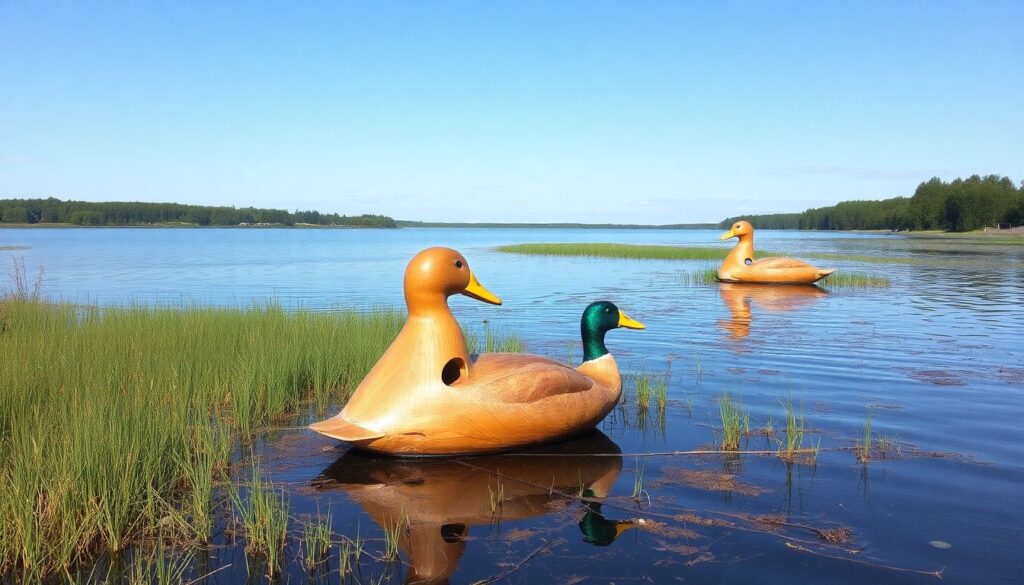 искусство и озеро - иллюстрация