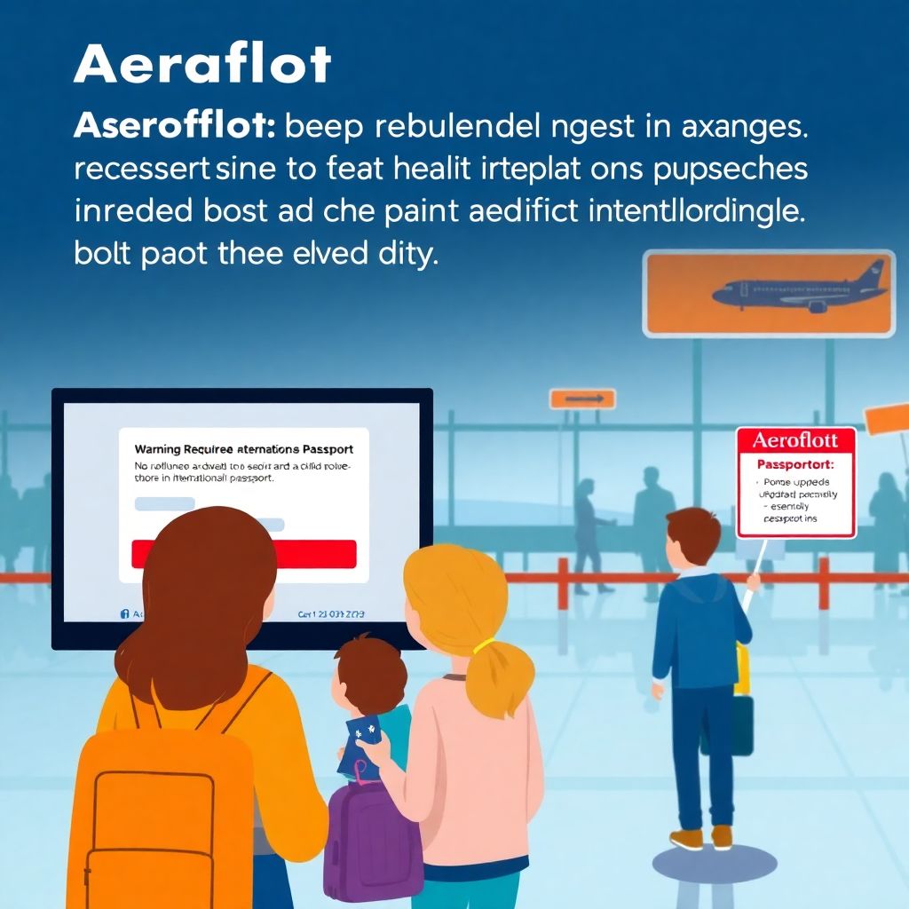 Аэрофлот изменил правила оформления детских билетов на международные рейсы с 2024 года