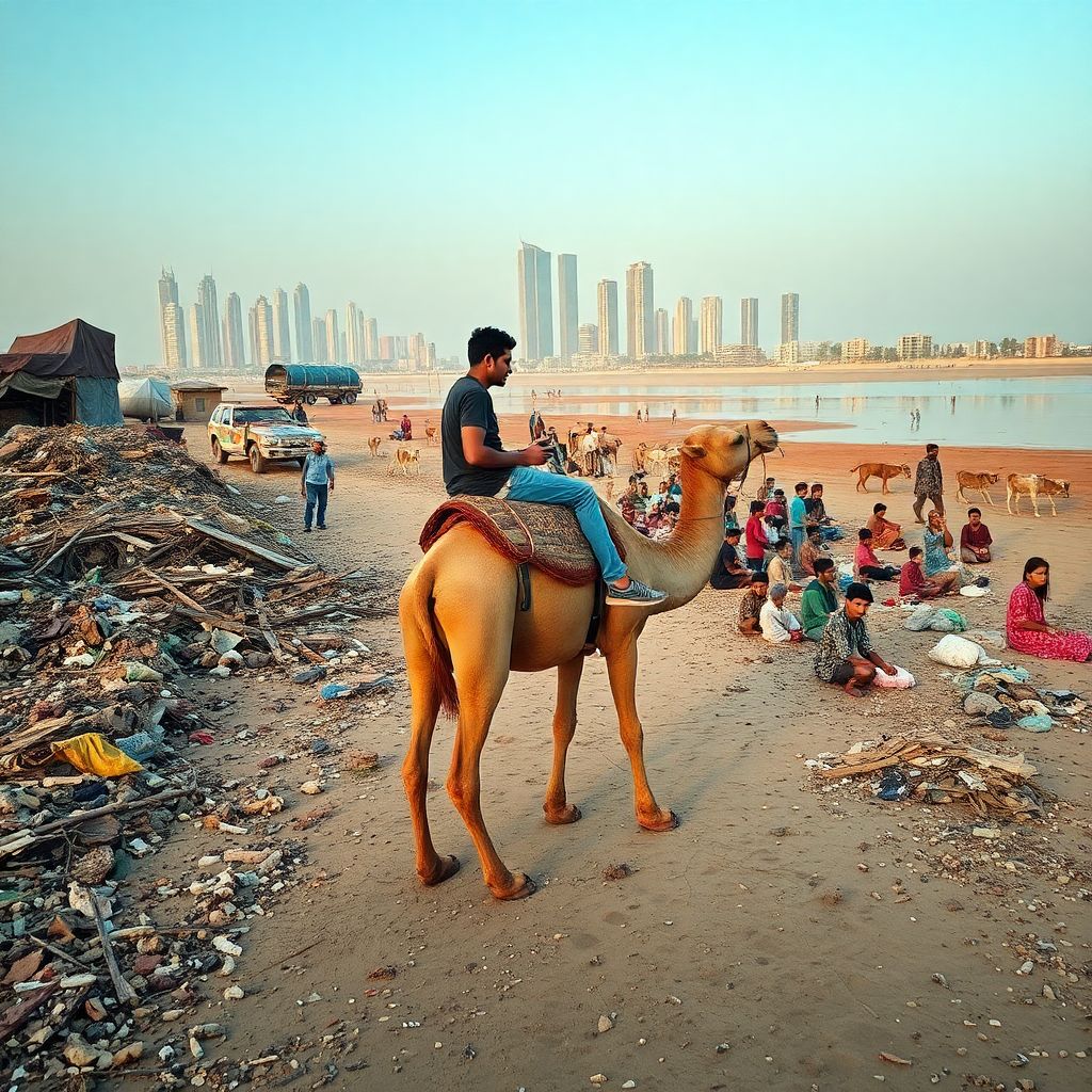 Пляж Карачи глазами блогера Максима Голышева: честный взгляд на жизнь города