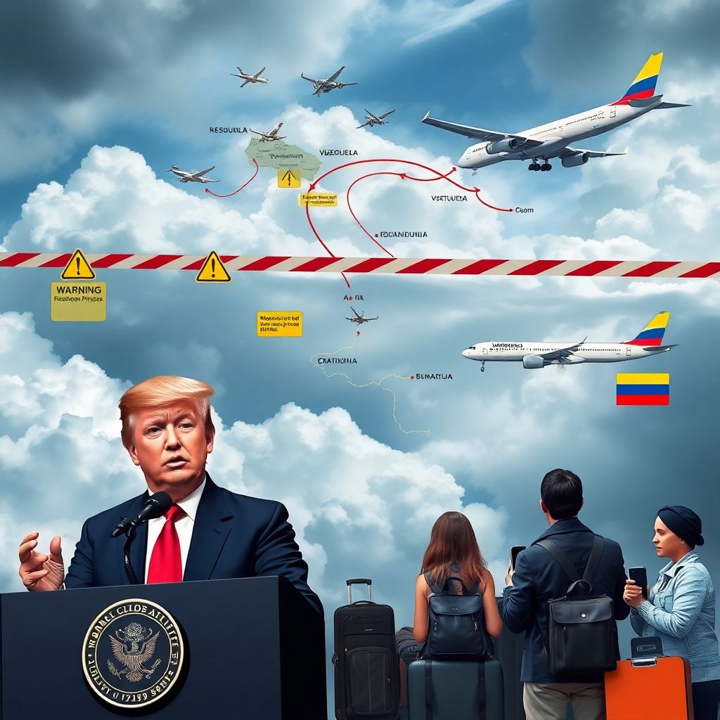 Трамп пригрозил закрытием неба над Венесуэлой — российские рейсы продолжают полёты