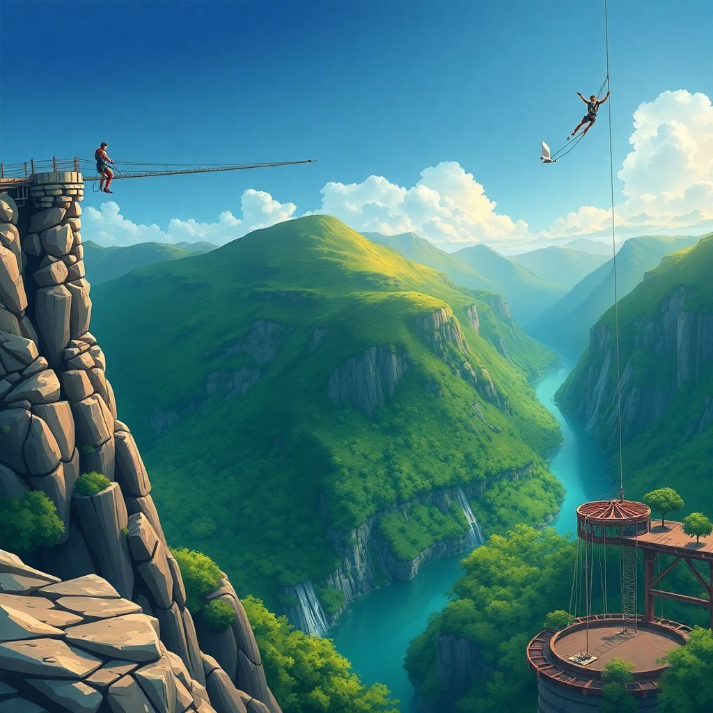 Лучшие места для роуп-джампинга в России и за её пределами