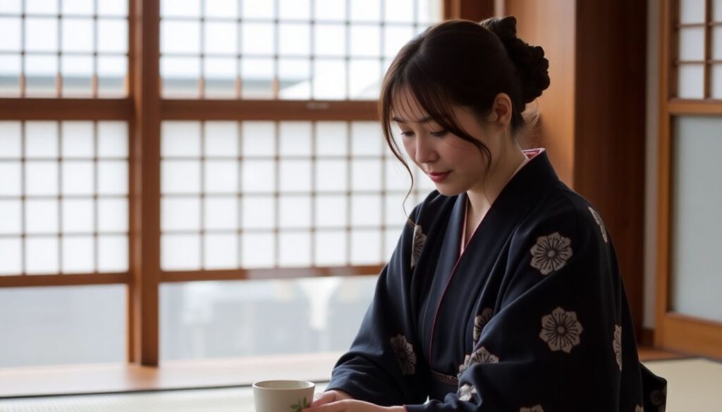 Гид по чайным церемониям в Японии - иллюстрация