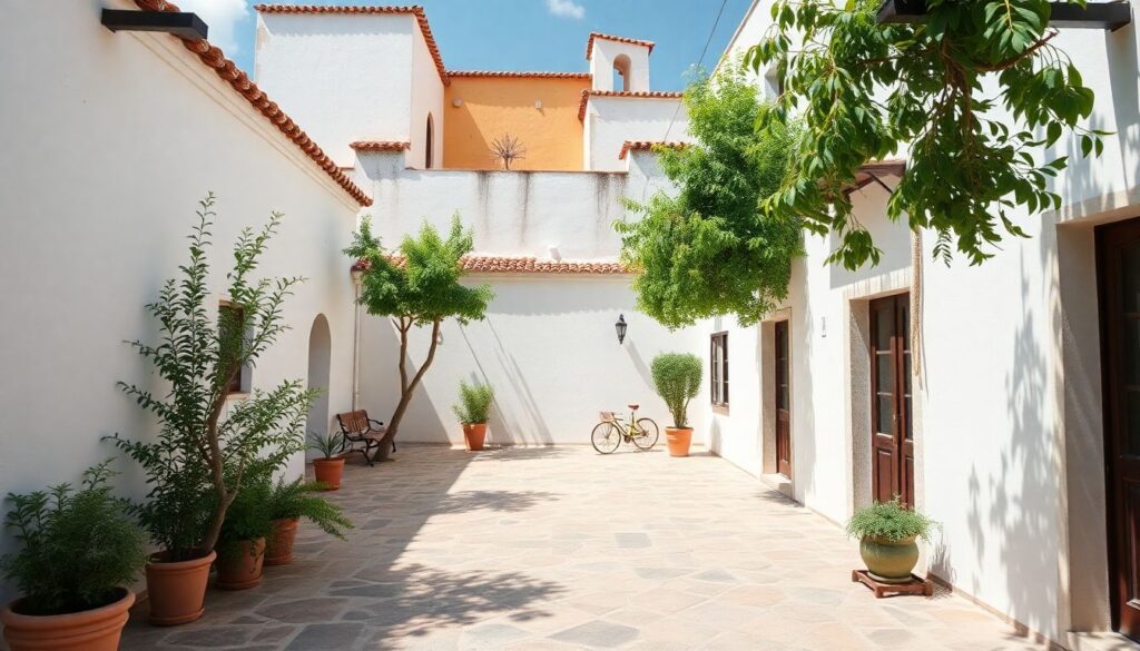 Путешествие по Андалусии: белый города - иллюстрация