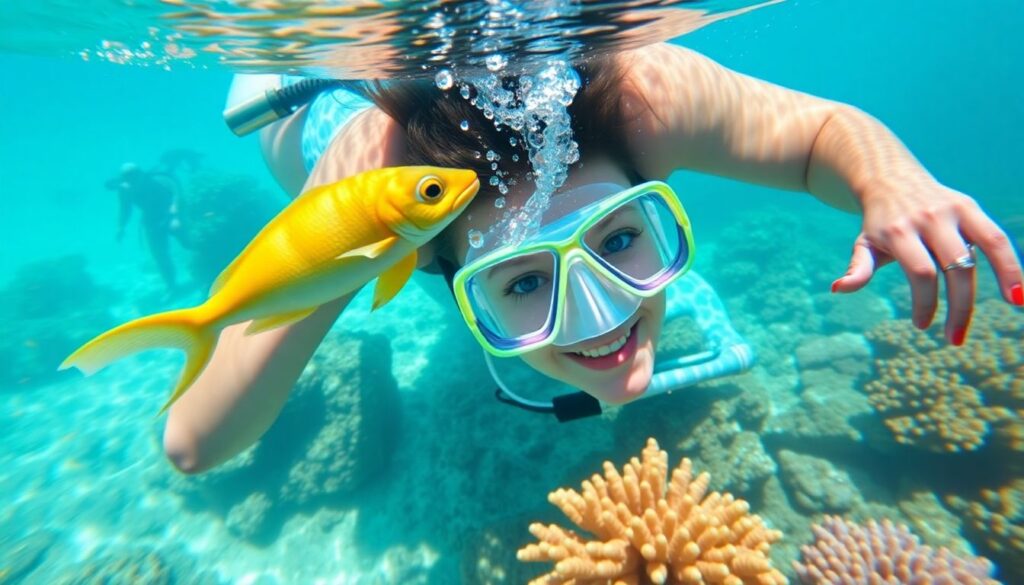 Лучшие места для снорклинга в мире - иллюстрация