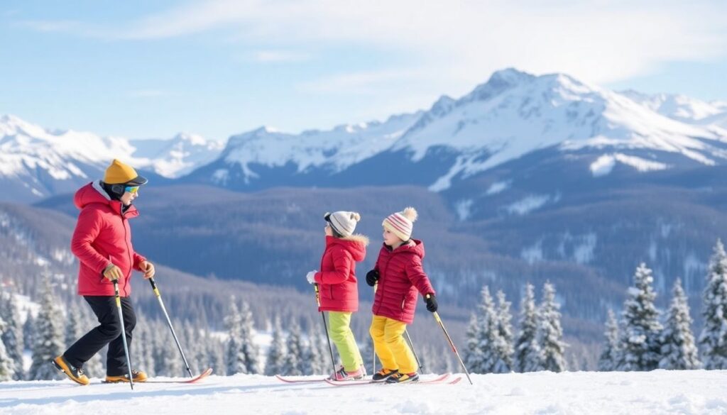 Лучшие горнолыжные курорты для семей с детьми - иллюстрация