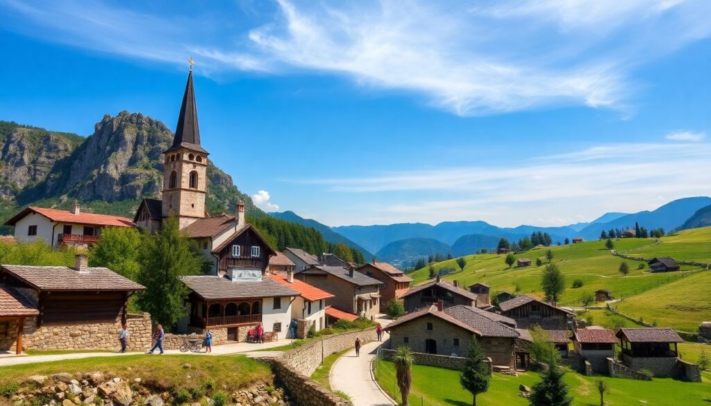 Самые красивые деревни Франции - иллюстрация