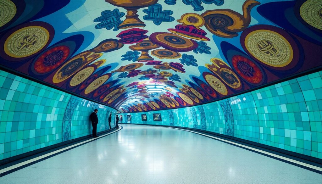 Самые красивые станции метро в мире - иллюстрация