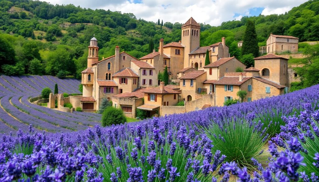 Самые красивые деревни Франции - иллюстрация