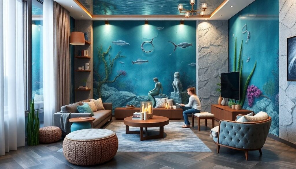 дизайн и русалочка - иллюстрация