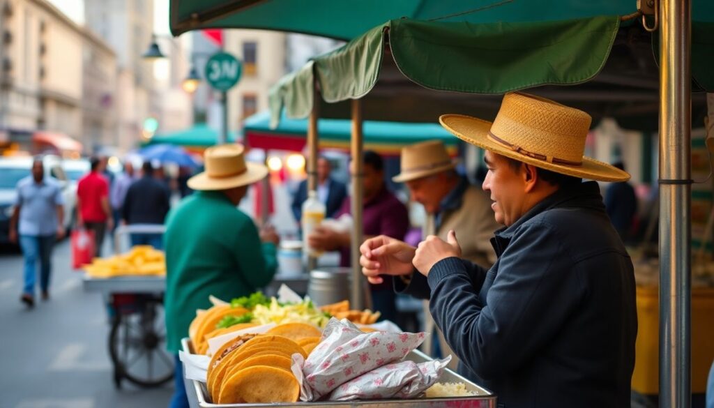 Гид по уличной еде в Мехико - иллюстрация