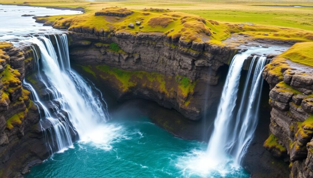 Самые красивые водопады Исландии - иллюстрация