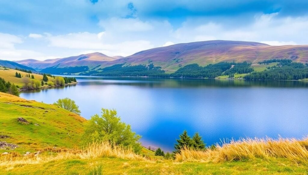 Путешествие по Шотландии на машине: озера - иллюстрация