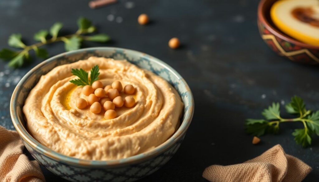 Кухня Израиля: хумус - иллюстрация