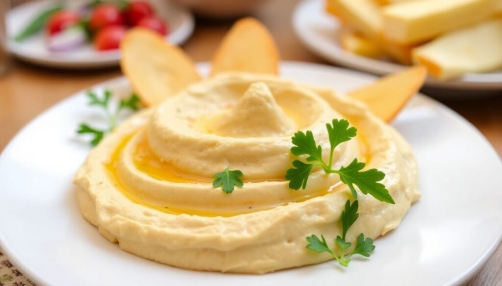 Кухня Израиля: хумус - иллюстрация