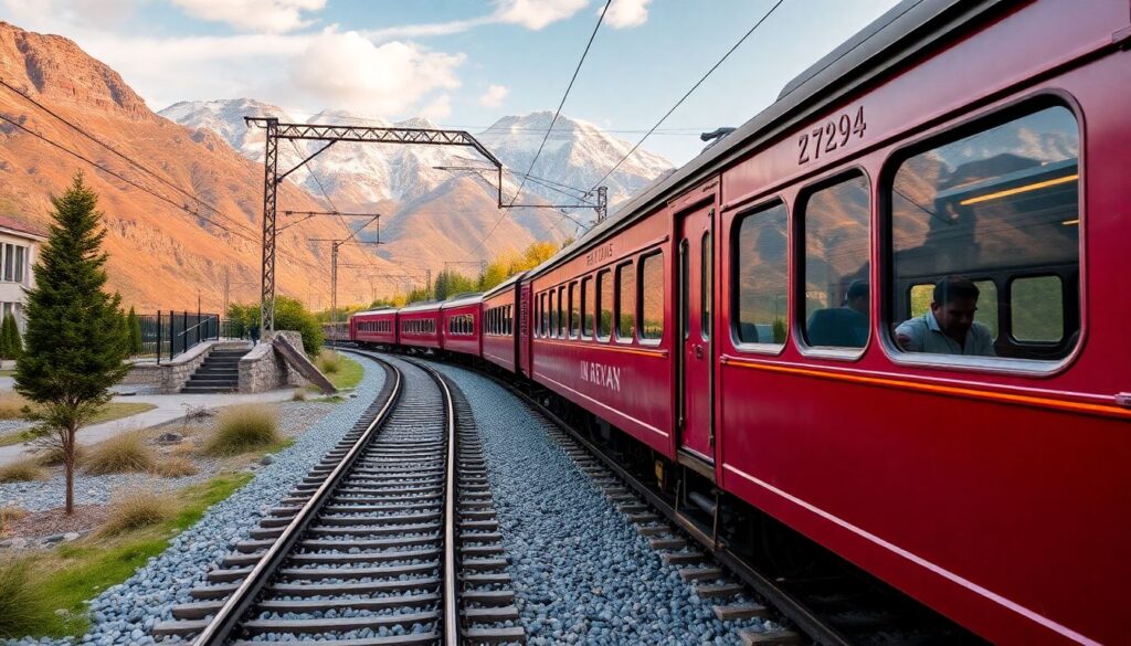 Самые живописные железнодорожные маршруты - иллюстрация