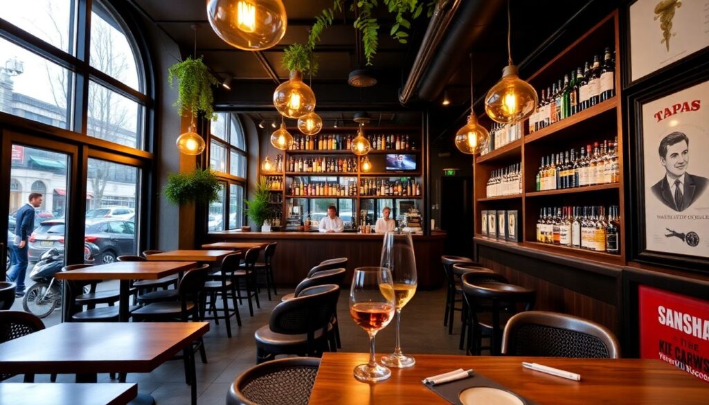 тапас и ночная жизнь - иллюстрация