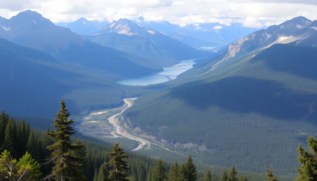 Самые красивые национальные парки Канады - иллюстрация