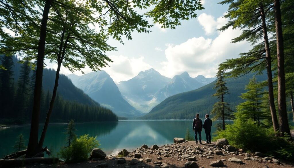 Самые красивые национальные парки Канады - иллюстрация