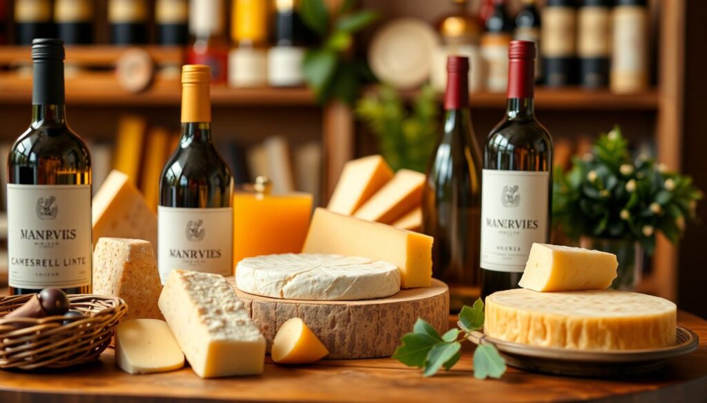 Гид по сырам и винам Франции - иллюстрация