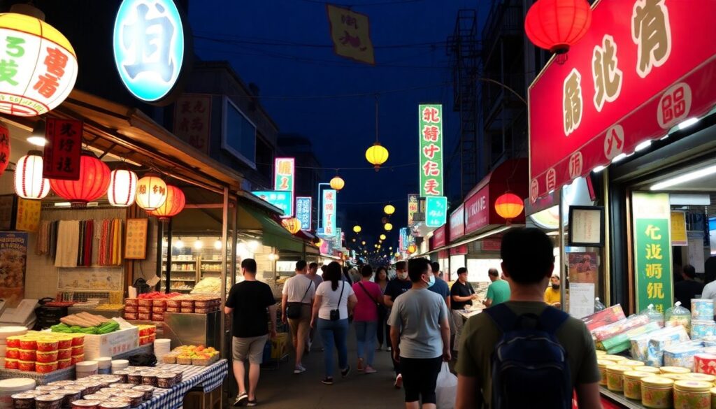 Гид по ночным рынкам Тайваня - иллюстрация