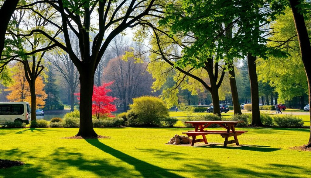 Лучшие городские парки мира для отдыха и пикника - иллюстрация