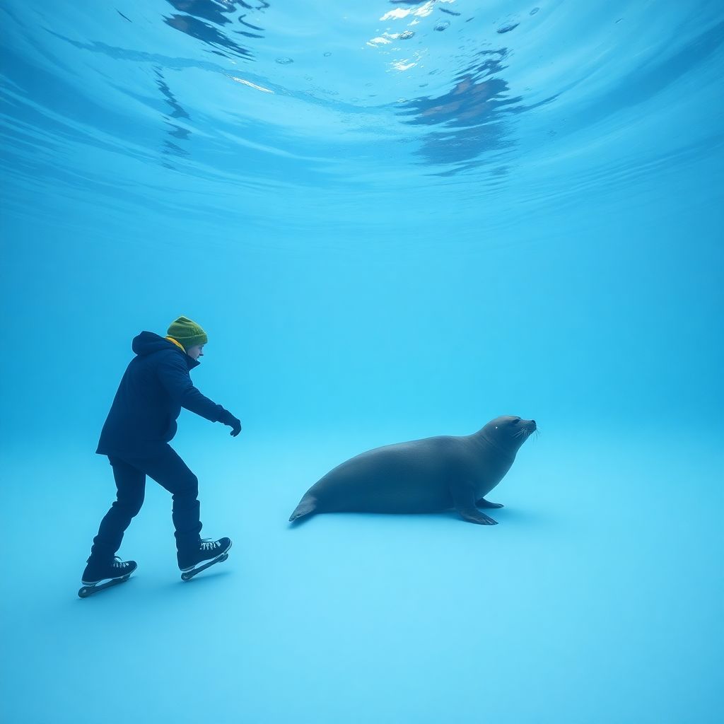 Коньки и нерпы: как ледовые условия влияют на поведение байкальских тюленей