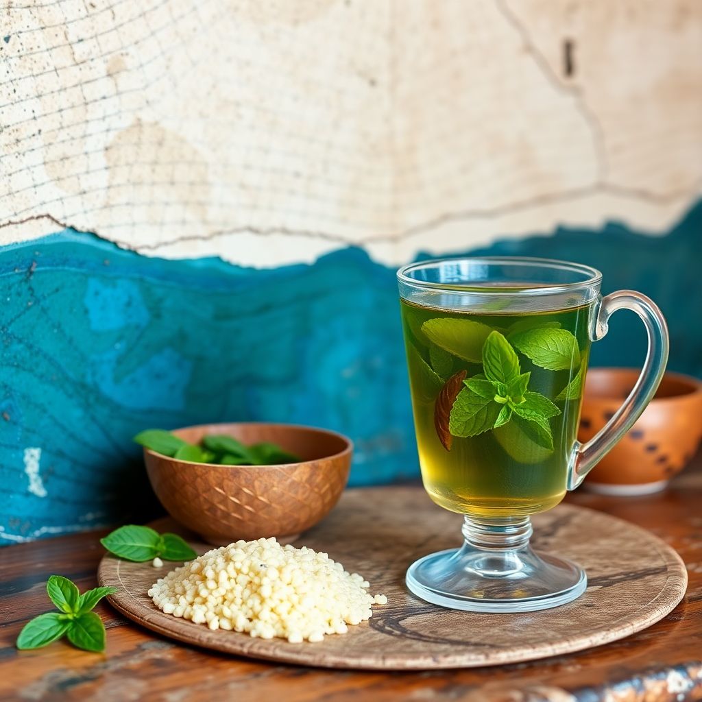 Кускус и мятный чай — традиционное сочетание вкуса и пользы для здоровья
