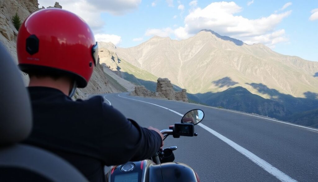 Путешествие по Трансфэгэрашскому шоссе в Румынии - иллюстрация