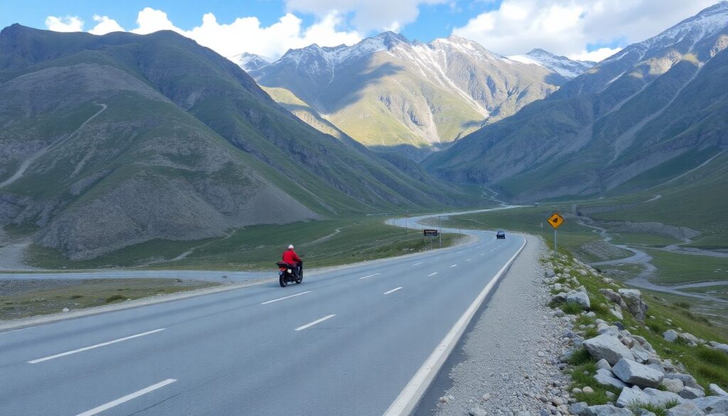 Путешествие по Трансфэгэрашскому шоссе в Румынии - иллюстрация