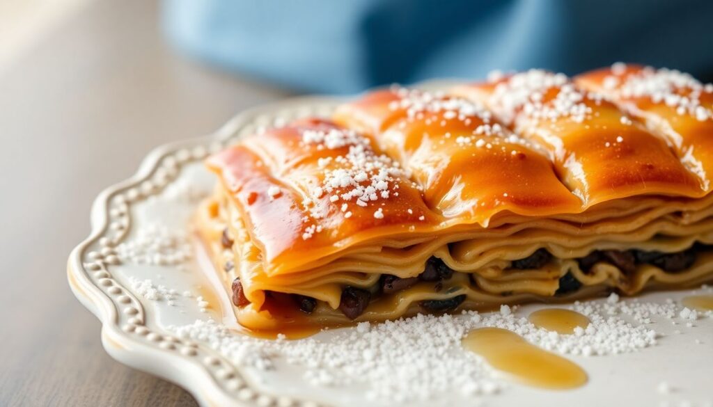 баклаву и балык-экмек - иллюстрация