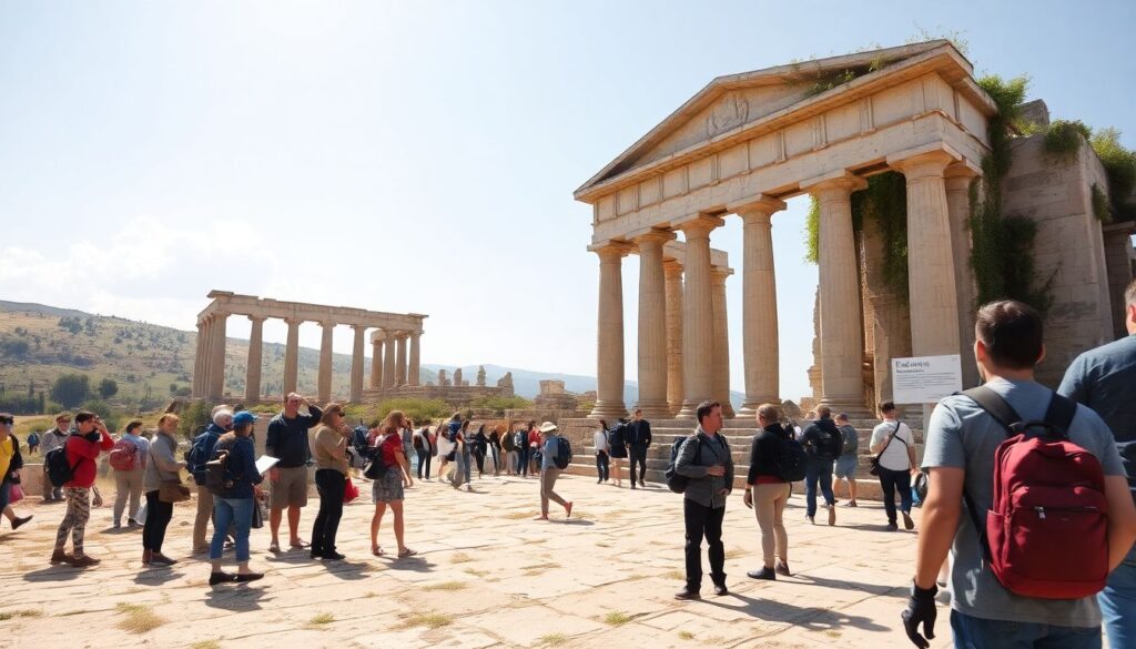Самые впечатляющие древние руины - иллюстрация