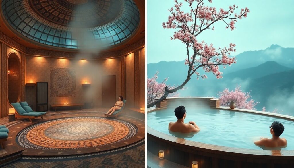 Гид по традиционным баням мира: от хамама до онсэна - иллюстрация