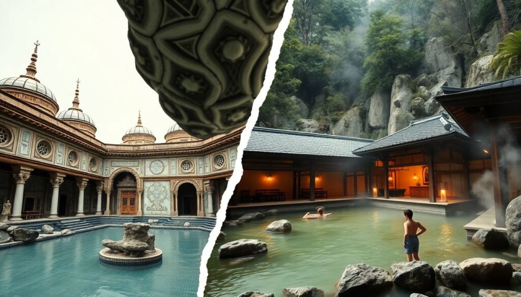 Гид по традиционным баням мира: от хамама до онсэна - иллюстрация