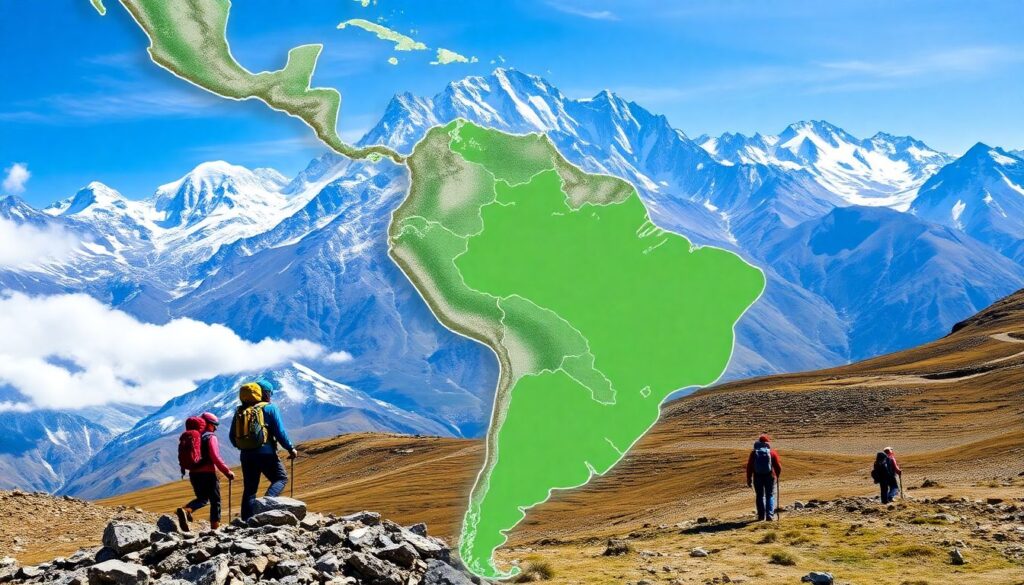 Лучшие места для треккинга в Южной Америке - иллюстрация