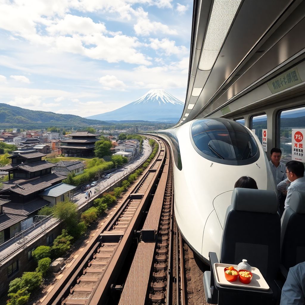 Путешествие по Японии на поездах Синкансэн: комфорт и скорость в одном маршруте
