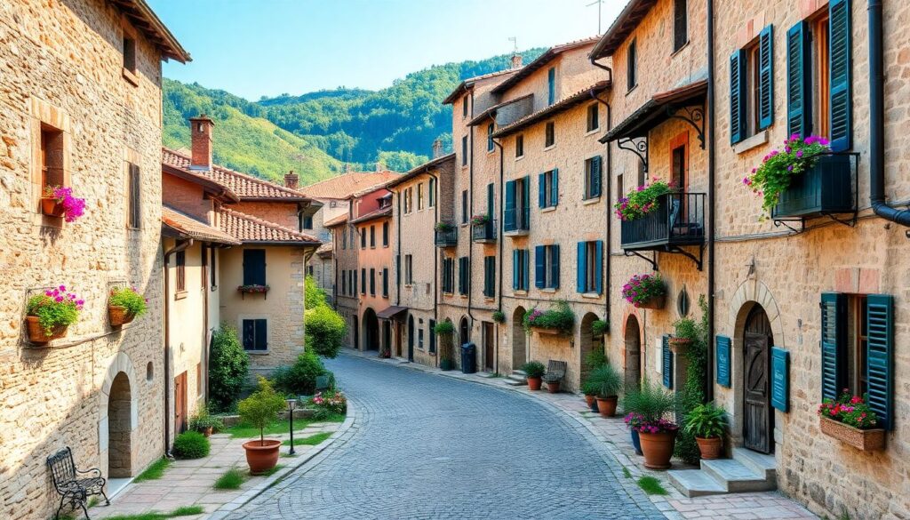 Самые красивые деревни Италии - иллюстрация